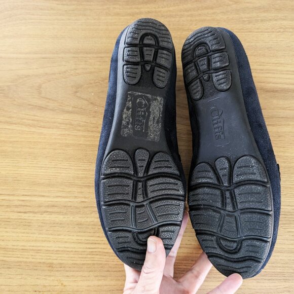 Cliffs by White Mountain Gainful Loafer Navy Suede 7.5M - Picture 3 of 5